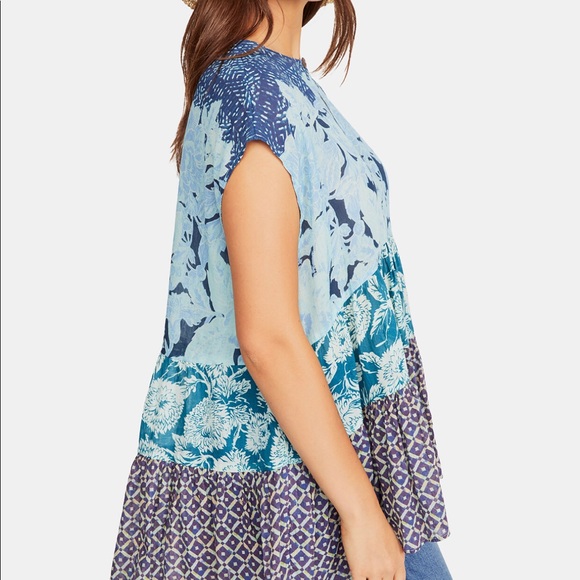 NWT Free People💕 Gotta Have You Tunic  in Blue - Picture 8 of 8